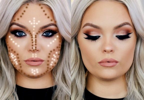 Tạo khối và highlight được ví như “ma thuật” trang điểm giúp đánh lừa thị giác